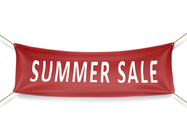 Banner de venta de verano — Vector de stock