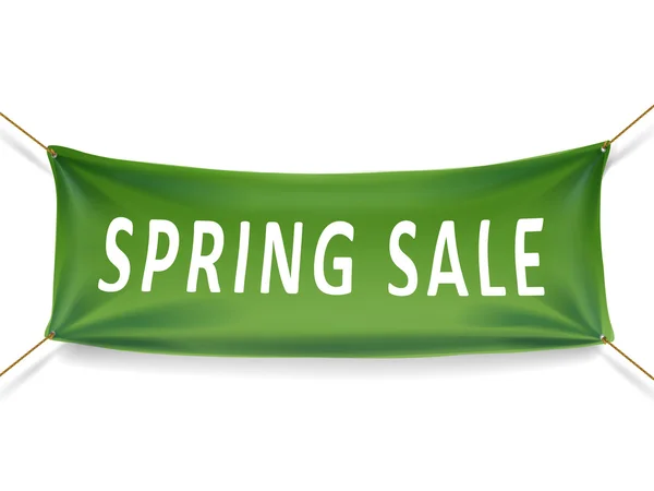 Banner de venta de primavera — Vector de stock