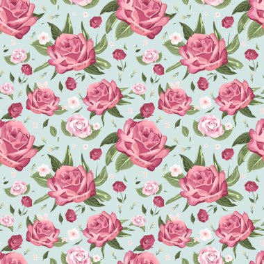 romantik sorunsuz çiçek desenli