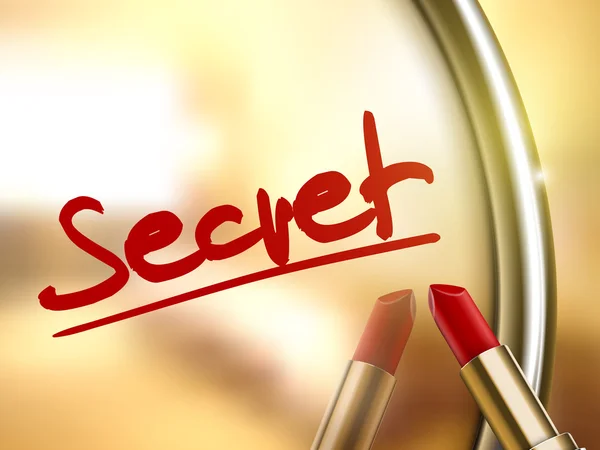 Mot secret écrit — Image vectorielle