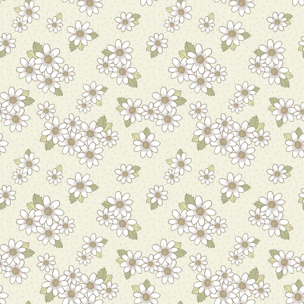 Adorable flower seamless pattern — Stock Vector