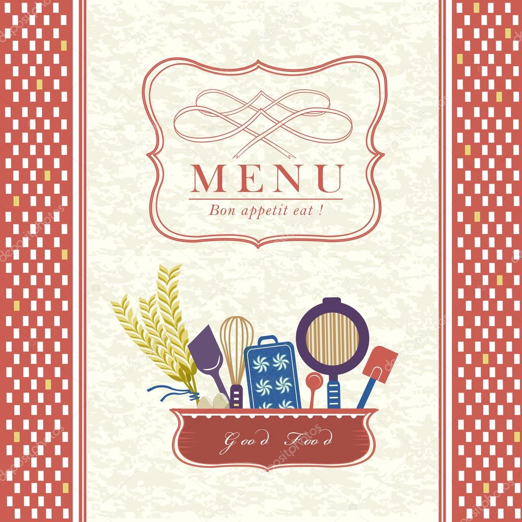 lovely restaurant menu design