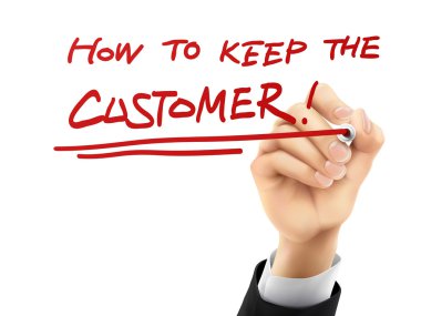 nasıl 3D el tarafından yazılmış müşteri tutmak için