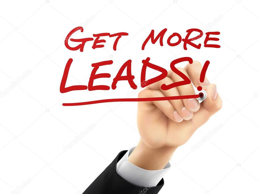get more leads written by 3d hand