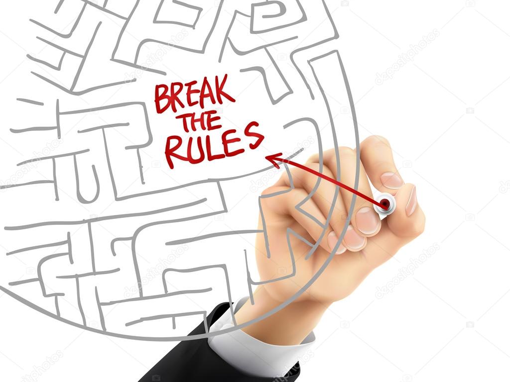 break the rules written by 3d hand