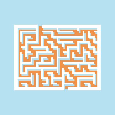 Modern renkli labirent