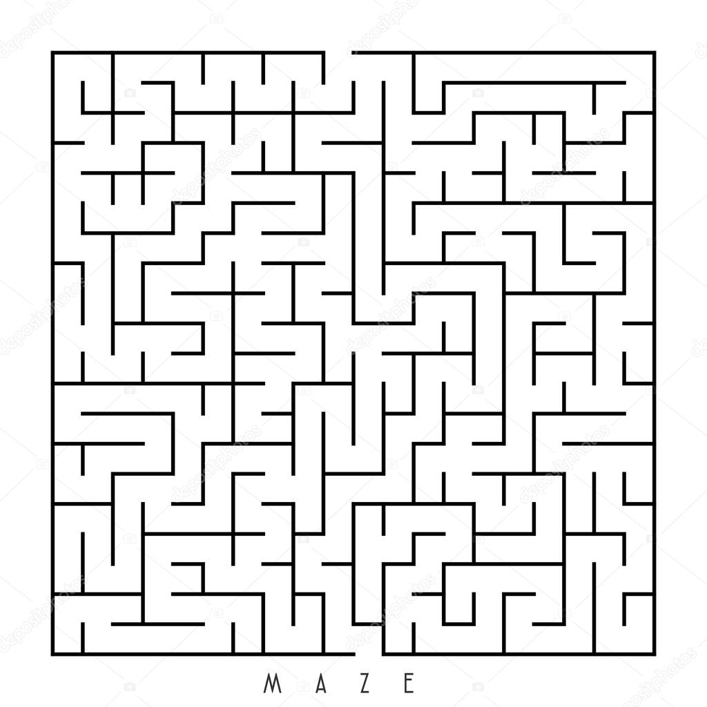 simple square labyrinth