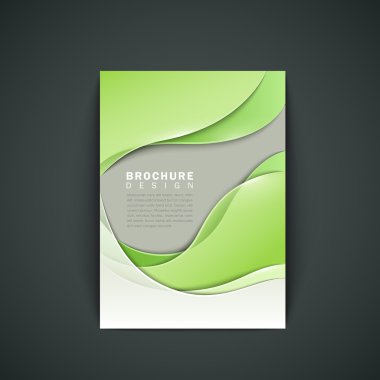 soyut broşür tasarımı 