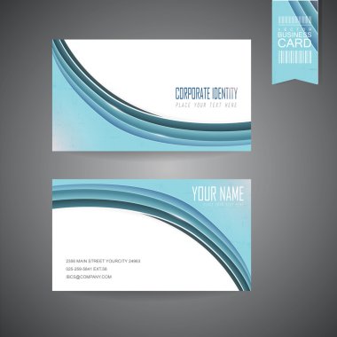 zarif kartvizit tasarım şablonu