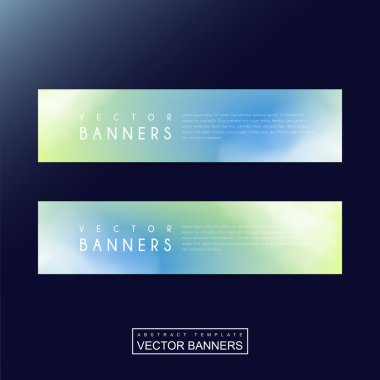 soyut banner şablon tasarımı 