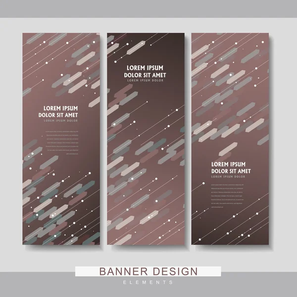 Trendiges Design von Banner-Vorlagen — Stockvektor