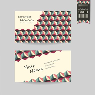 Modern kartvizit şablonu tasarımı