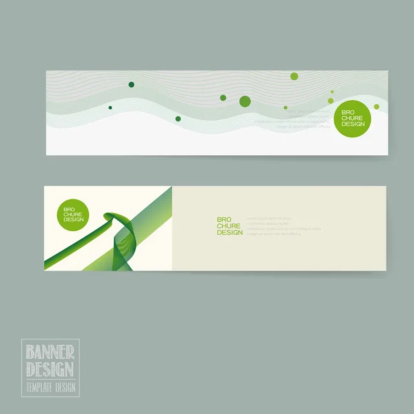 Diseño de plantilla de banner de simplicidad — Archivo Imágenes Vectoriales