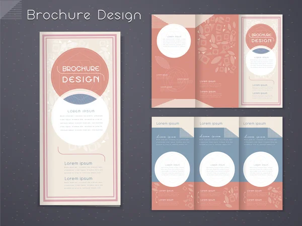 ᐈ Tri Fold Brochure Design Stock Vectors Royalty Free Trifold Brochure Template Illustrations Download On Depositphotos