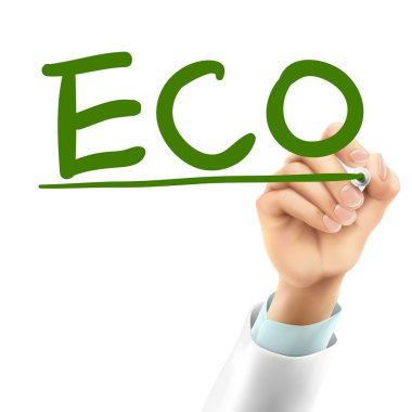 Eko sözcüğü yazmaya doktor 