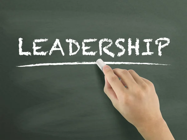 Leadership word written by hand — Stock Photo, Image