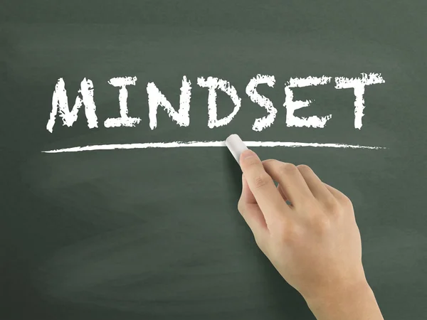 Mindset word written by hand — Stock Photo, Image