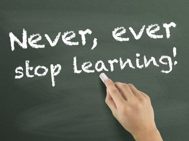 elle yazılmış kelime öğrenme durdurmak asla herhangi bir zamanda