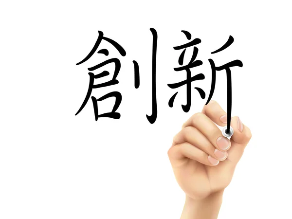 Mots chinois traditionnels pour l'innovation — Image vectorielle