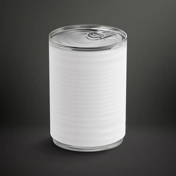 ブランクアルミニウム缶 — ストックベクタ