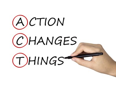 Eylem şeyler sözcükleri değiştirir