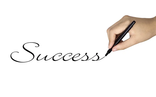 Success word written by human hand — Stock Photo, Image