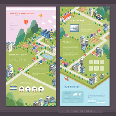 çok güzel bir sayfa web sitesi tasarım şablonu 