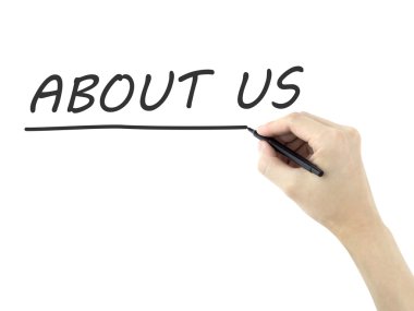 Hakkımızda elini tarafından yazılan sözcükler 