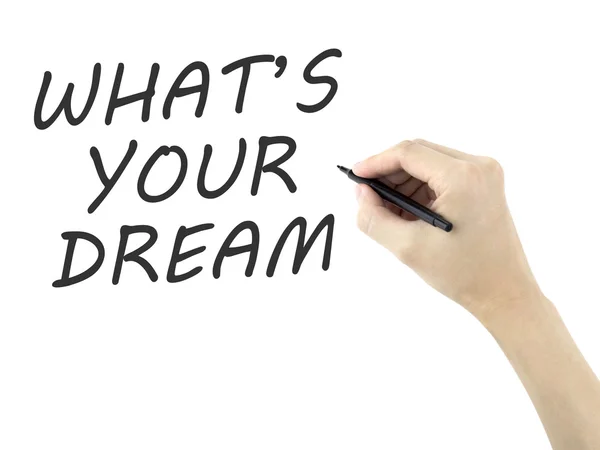 What is your dream words — Stock Photo, Image