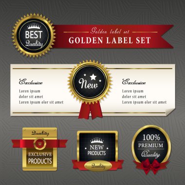 muhteşem premium kalite altın etiketleri derleme