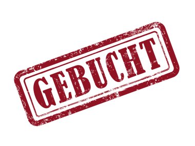 Alman metinde ayırtıldı damgası