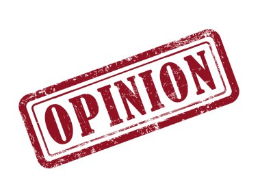 beyaz üzerine kırmızı metin damgası Bence