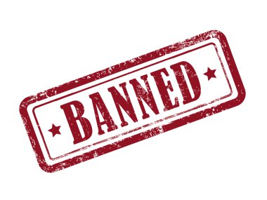 bayrak beyaz kırmızı metin içinde damgası