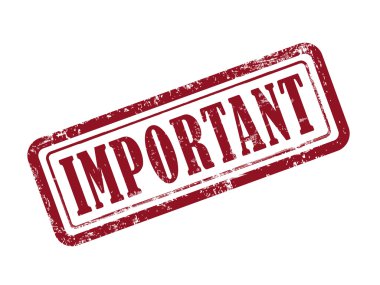 Pul kırmızı metin beyaz olarak önemli