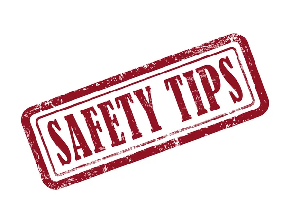 stamp safety tips in red