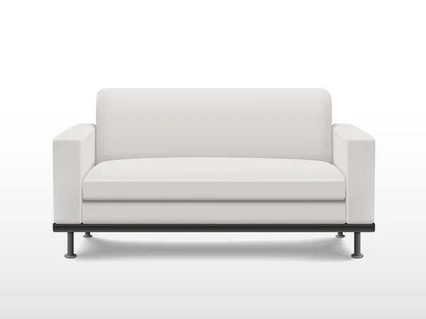 Graceful blank sofa — Stock Vector