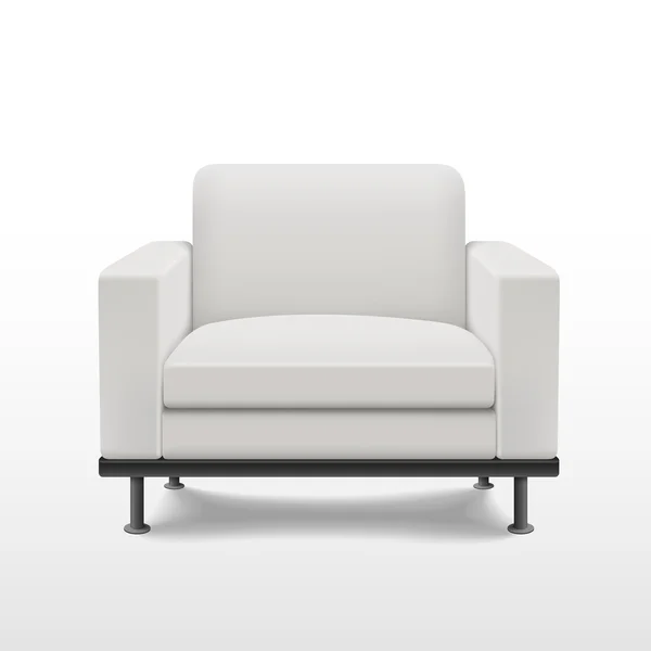 Graceful blank sofa — Stock Vector