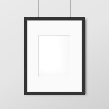 Modern boş fotoğraf çerçevesi