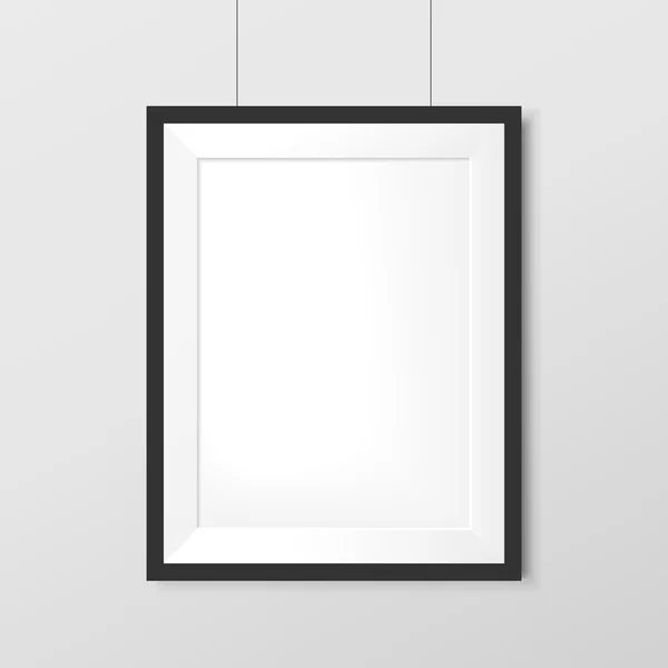 Modern blank photo frame — Stock Vector