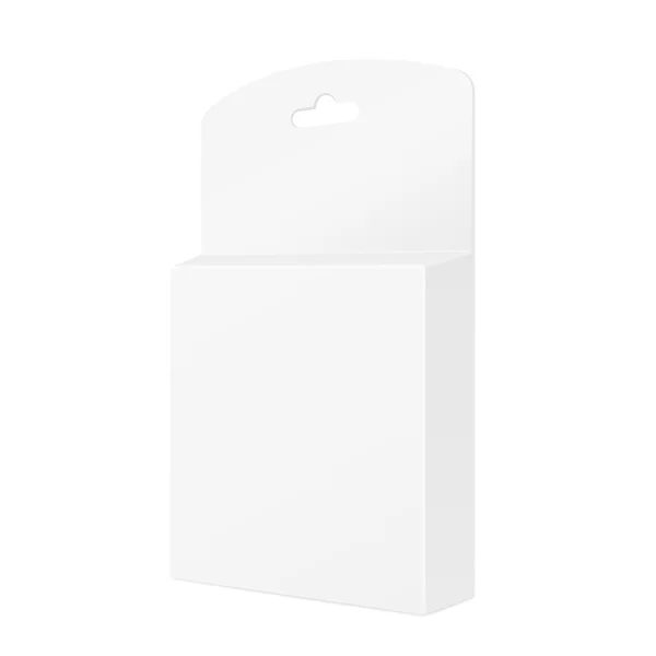 Vorlage für weiße Schachteln — Stockvektor