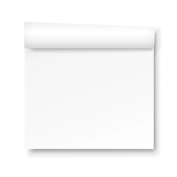 Blanco papier Tablet PC — Stockvector