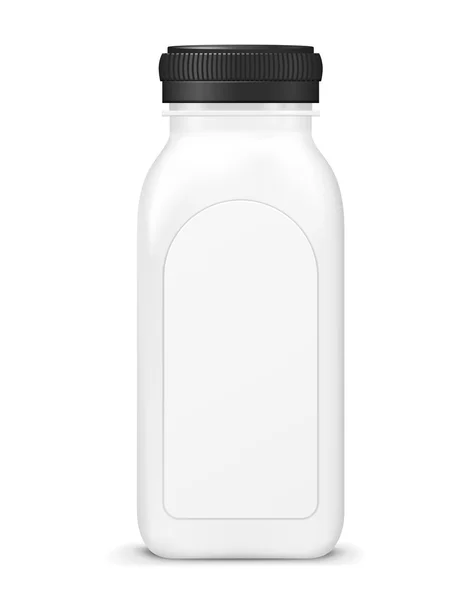 Empty juice bottle — Stock Vector