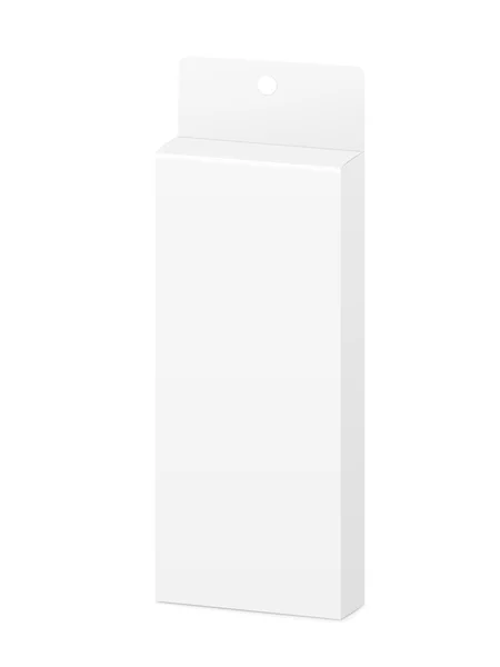 ホワイト ボックス テンプレート — ストックベクタ