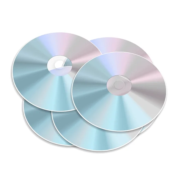 Blue-ray Cd veya Dvd — Stok Vektör