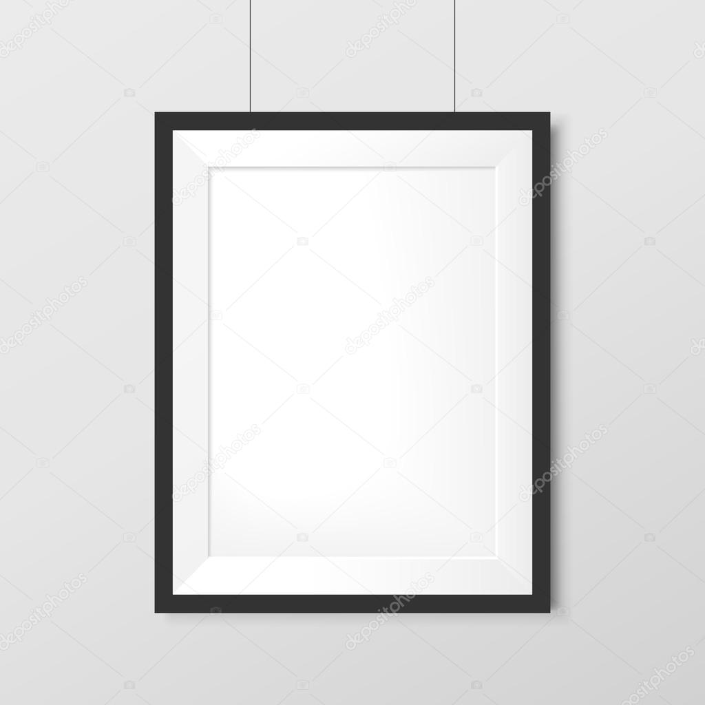 modern blank photo frame