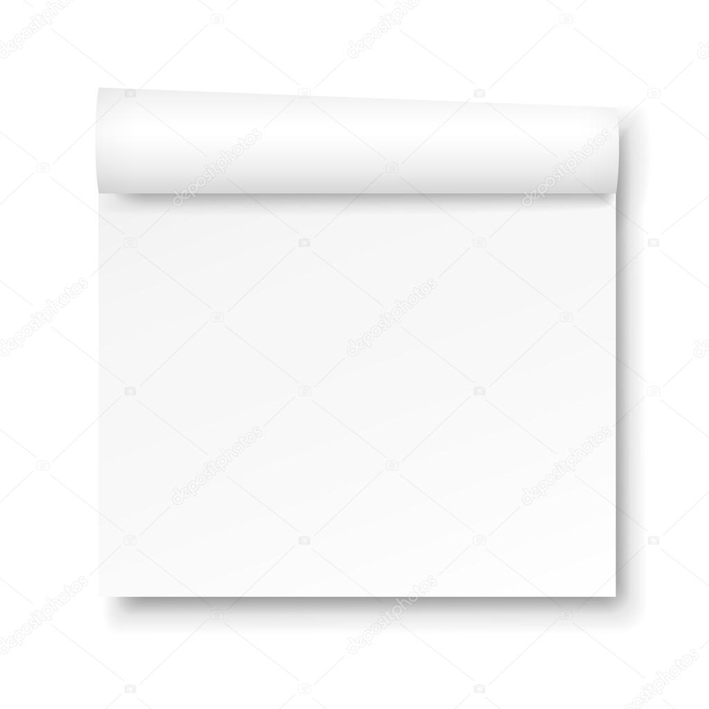 blank Paper tablet 