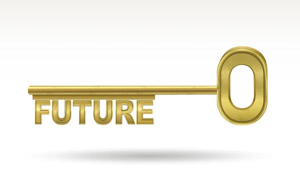 미래-황금 열쇠 — 스톡 벡터