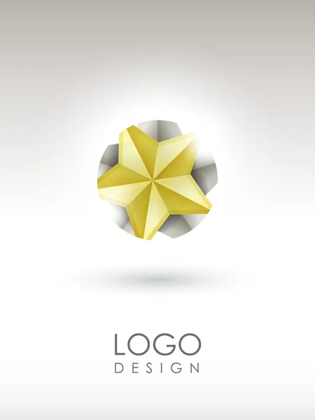 Design de logotipo criativo — Vetor de Stock