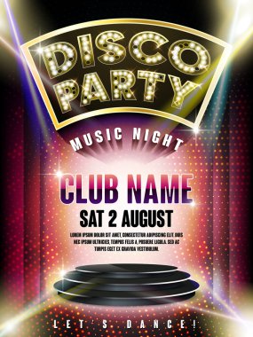 muhteşem disko parti poster