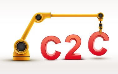 Endüstriyel robot kol C2c kelime oluşturma 